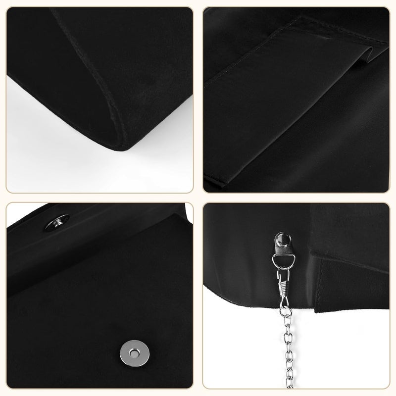 PACETAP Clutch Purses for Women, Handbags with Chain for Women Formal, Evening Bag for Wedding Party Cocktail Prom Dinner - Image 5